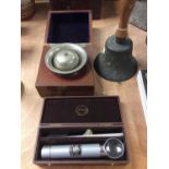 Convent service bell, handbell and optical instrument