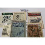 Collection of Pre War and later French cycling magazines and other English examples