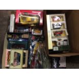 Selection of mainly boxed toy cars including Matchbox, Days Gone etc and an action man doll