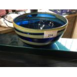 Elsie Sharp Art glass bowl