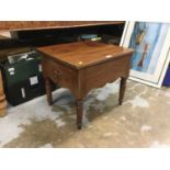 George III mahogany commode stool