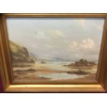 David Dipnall oil on canvas - coastal scene