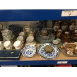 18th Century Chinese Blue and white plate, Worcester, teawares and other decorative ceramics