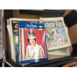 School Fun comics issues complete run 1-33, Buster comics, and other ephemera