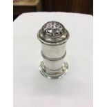 George III silver pepper pot