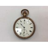 Gold plated pocket watch