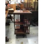 Edwardian revolving bookcase