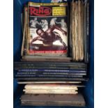 Box old magazines including 1960s The Ring, 1950s Encounter, Apollo etc