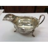 Silver gravy boat