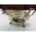 Silver Mappin & Webb gravy boat