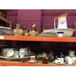 Salt glazed Evers, Royal tea ware, other tea ware and ceramics