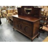 1920s mahogany mirror back sideboard