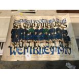 Chelsea Football club signed poster
