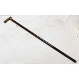 Late 19th/early 20th century Rosewood walking stick