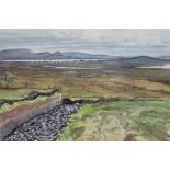 Peter Partington, contemporary, collection of six unframed watercolours including coastal landscapes