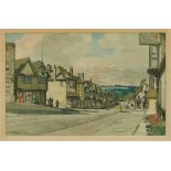 *Leonard Squirrell (1893-1979) watercolour - Burford