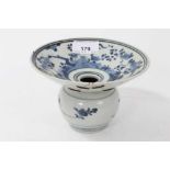 18th century Chinese blue and white spittoon
