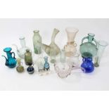 Collection of glass to include ancient, possibly Roman, and later