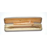 9ct gold propelling pencil