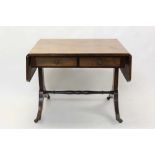 Regency rosewood sofa table