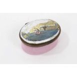 Enamel box 'A Present from Hot Wells' circa 1800