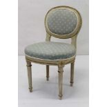 19th century French cream painted child's chair