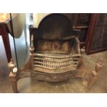 George III style steel serpentine fire basket