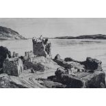 *Leonard Russell Squirrell signed etching