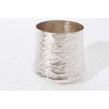 Contemporary Finish silver beaker, boxed