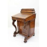 Victorian mahogany davenport desk