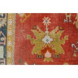 Rare Turkish Ushak type carpet