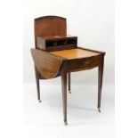 Rare George III mahogany metamorphic pembroke table