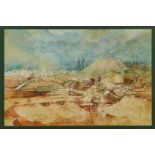 *Tom Keating watercolour in the manner Samuel Palmer, ex. Layer Marner Sale