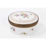 19th Century Dresden porcelain snuff box