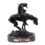 After James Earle Fraser (1876–1953), bronze figure titled 'End of the Trail'