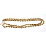 9ct gold rope twist chain