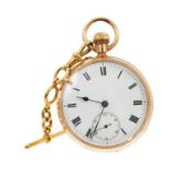 Gentlemen's 14K gold pocket watch