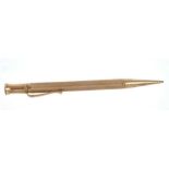 9ct gold propelling pencil