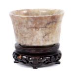 Chinese Archaic style mutton jade vessel