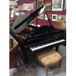 Fine quality boudoir grand piano by Bluthner, Leipzig