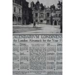 *Leonard Russell Squirrell, four pencil signed etchings of London