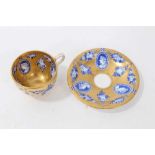 Coalport miniature teacup and saucer circa 1890