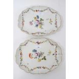 Pair Meissen oblong dishes circa 1775