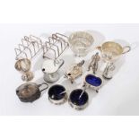 Selection of miscellaneous 19th/20th century silver.