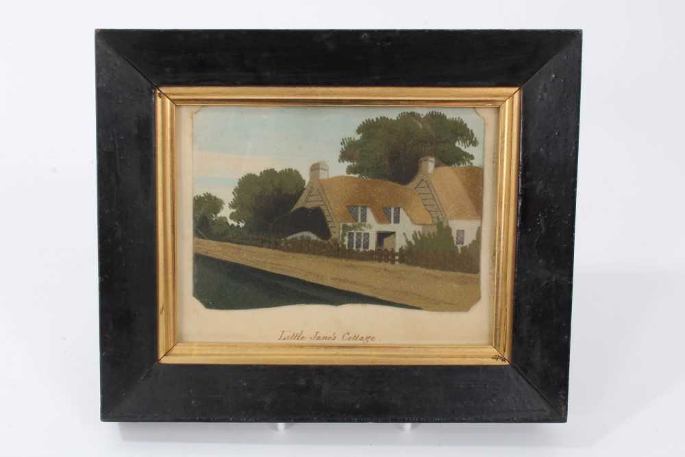 19th century Isle of Wight sand picture
