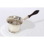 George II silver brandy warmer