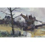 Ronald Ronaldson (1919-2015) oil on board, landscape, signed, framed