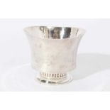 Contemporary silver cup by Goldsmiths and Silversmiths Co Ltd.