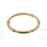 18ct gold bangle