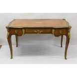 Louis XVI style ormolu mounted writing desk
